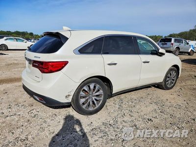 Trzecie zdjęcie samochodu z tyłu: 2015 ACURA MDX TECHNOLOGY VIN:5FRYD4H49FB022397 - miniatura