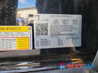 Zdjęcie 13 z 13 samochodu: 2017 BUICK ENCLAVE VIN:5GAKRBKDXHJ315034 - miniatura