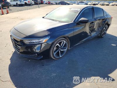 2021 HONDA ACCORD SPORT 1HGCV1F38MA064763 - główne zdjęcie licytacji z USA - miniatura