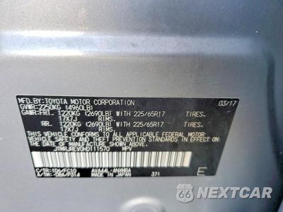 Zdjęcie 13 z 13 samochodu: 2017 TOYOTA RAV4 HYBRID XLE VIN:JTMRJREV0HD111570 - miniatura