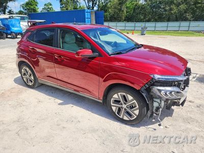 Czwarte zdjęcie samochodu z boku: 2023 HYUNDAI KONA LIMITED VIN:KM8K53AG6PU179618 - miniatura