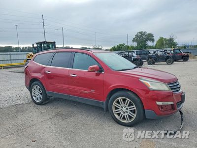 Czwarte zdjęcie samochodu z boku: 2013 CHEVROLET TRAVERSE LT VIN:1GNKVGKD3DJ187275 - miniatura