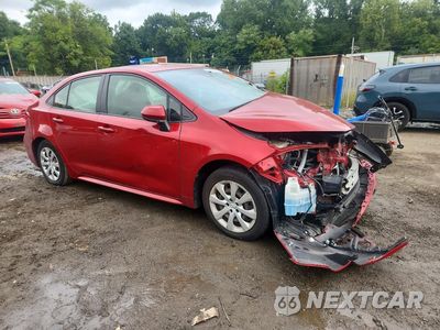 Czwarte zdjęcie samochodu z boku: 2020 TOYOTA COROLLA LE VIN:JTDEPRAE9LJ102363 - miniatura