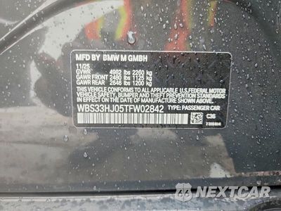 Zdjęcie 12 z 12 samochodu: 2026 BMW M3 COMPETITION VIN:WBS33HJ05TFW02842 - miniatura