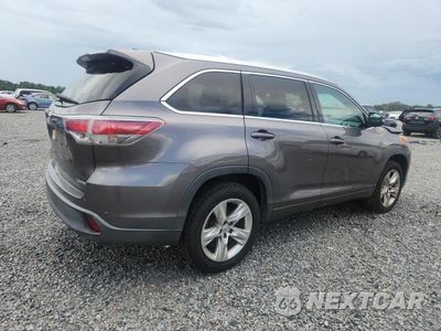 Trzecie zdjęcie samochodu z tyłu: 2014 TOYOTA HIGHLANDER LIMITED VIN:5TDYKRFH9ES012442 - miniatura