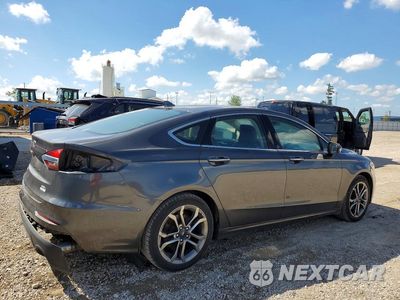 Trzecie zdjęcie samochodu z tyłu: 2019 FORD FUSION SEL VIN:3FA6P0CD2KR233889 - miniatura
