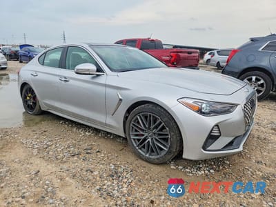 Czwarte zdjęcie samochodu z boku: 2019 GENESIS G70 ELITE VIN:KMTG74LE6KU023563 - miniatura