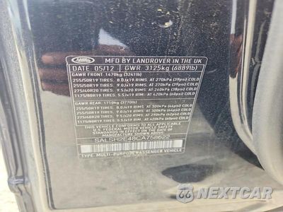 Zdjęcie 13 z 13 samochodu: 2012 LAND ROVER RANGE ROVER SPORT SUPER CHARGED VIN:SALSH2E48CA758622 - miniatura
