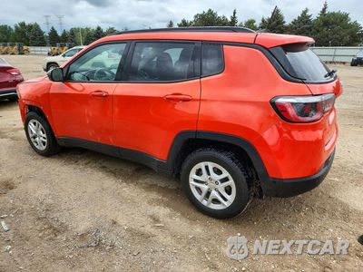 Drugie zdjęcie samochodu z przodu: 2018 JEEP COMPASS SPORT VIN:3C4NJCABXJT286111 - miniatura