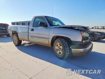 Czwarte zdjęcie samochodu z boku: 2005 CHEVROLET SILVERADO C1500 VIN:1GCEC14V05E201612 - miniatura