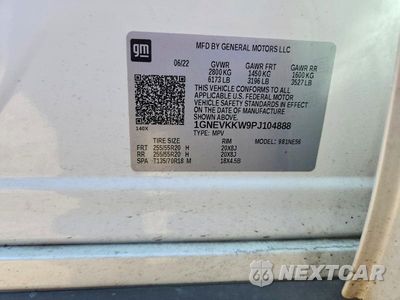 Zdjęcie 13 z 13 samochodu: 2023 CHEVROLET TRAVERSE PREMIER VIN:1GNEVKKW9PJ104888 - miniatura