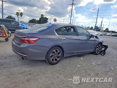 Trzecie zdjęcie samochodu z tyłu: 2016 HONDA ACCORD EXL VIN:1HGCR2F80GA108250 - miniatura