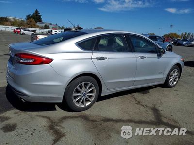 Trzecie zdjęcie samochodu z tyłu: 2018 FORD FUSION SE PHEV VIN:3FA6P0PU1JR111050 - miniatura