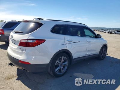 Trzecie zdjęcie samochodu z tyłu: 2014 HYUNDAI SANTA FE LIMITED VIN:KM8SRDHFXEU084807 - miniatura