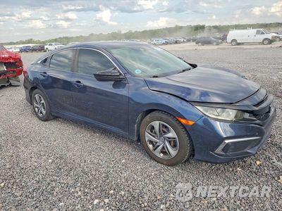 Czwarte zdjęcie samochodu z boku: 2019 HONDA CIVIC LX VIN:2HGFC2F6XKH558883 - miniatura