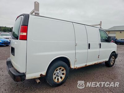Trzecie zdjęcie samochodu z tyłu: 2012 CHEVROLET EXPRESS G1500 VIN:1GCSGAFX8C1110128 - miniatura