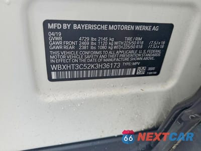 Zdjęcie 12 z 12 samochodu: 2019 BMW X1 XDRIVE28I VIN:WBXHT3C52K3H36173 - miniatura