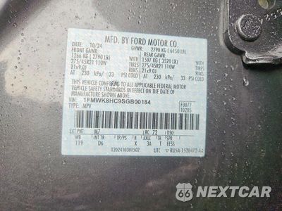 Zdjęcie 13 z 13 samochodu: 2025 FORD EXPLORER PLATINUM VIN:1FMWK8HC9SGB00184 - miniatura