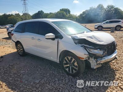 Czwarte zdjęcie samochodu z boku: 2025 HONDA ODYSSEY EXL VIN:5FNRL6H69SB075407 - miniatura