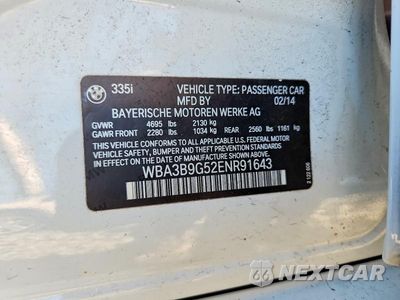 Zdjęcie 12 z 12 samochodu: 2014 BMW 335 XI VIN:WBA3B9G52ENR91643 - miniatura