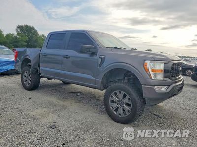Czwarte zdjęcie samochodu z boku: 2021 FORD F150 SUPERCREW VIN:1FTEW1CP7MFB91390 - miniatura