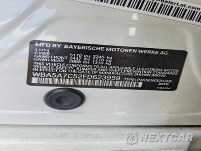 Zdjęcie 12 z 12 samochodu: 2015 BMW 528 XI VIN:WBA5A7C52FD623959 - miniatura