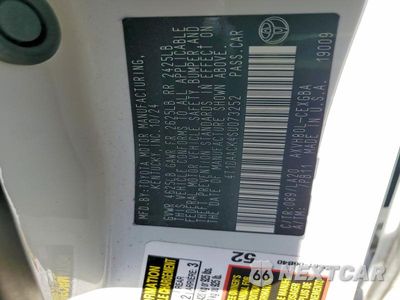 Zdjęcie 13 z 13 samochodu: 2025 TOYOTA CAMRY XLE VIN:4T1DAACK4SU073252 - miniatura
