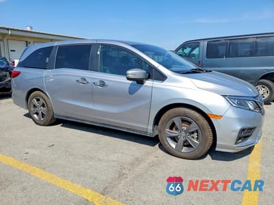 Czwarte zdjęcie samochodu z boku: 2022 HONDA ODYSSEY EX VIN:5FNRL6H51NB030070 - miniatura