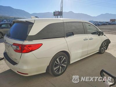 Trzecie zdjęcie samochodu z tyłu: 2018 HONDA ODYSSEY ELITE VIN:5FNRL6H97JB000441 - miniatura