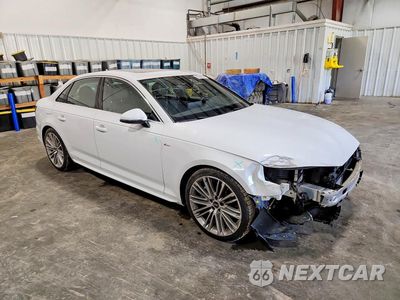 Czwarte zdjęcie samochodu z boku: 2019 AUDI A4 PREMIUM PLUS VIN:WAUENAF47KA052629 - miniatura