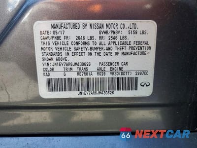Zdjęcie 13 z 13 samochodu: 2018 INFINITI Q50 3.0T LUXE VIN:JN1EV7AR6JM430626 - miniatura