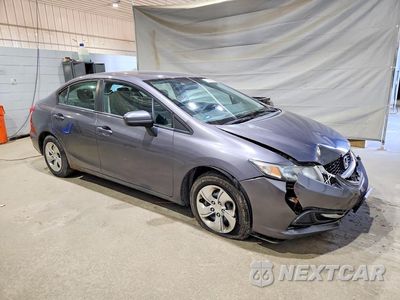 Czwarte zdjęcie samochodu z boku: 2015 HONDA CIVIC LX VIN:19XFB2F50FE286225 - miniatura