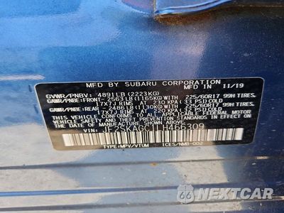 Zdjęcie 13 z 13 samochodu: 2020 SUBARU FORESTER PREMIUM VIN:JF2SKAGC1LH466309 - miniatura