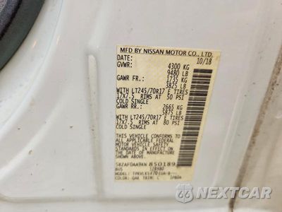 Zdjęcie 13 z 13 samochodu: 2019 NISSAN NV 3500 HD SL VIN:5BZAF0AA9KN850189 - miniatura