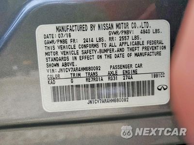 Zdjęcie 12 z 12 samochodu: 2017 INFINITI Q50 2.0T SPORT VIN:JN1CV7AR4HM680092 - miniatura