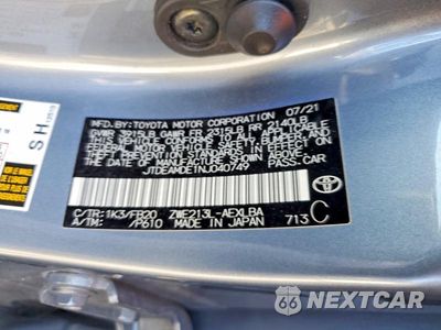 Zdjęcie 12 z 12 samochodu: 2022 TOYOTA COROLLA LE VIN:JTDEAMDE1NJ040749 - miniatura