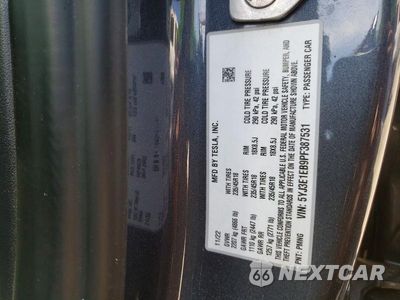 Zdjęcie 12 z 12 samochodu: 2023 TESLA MODEL 3 VIN:5YJ3E1EB9PF387531 - miniatura
