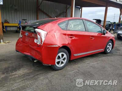 Trzecie zdjęcie samochodu z tyłu: 2014 TOYOTA PRIUS TWO VIN:JTDKN3DUXE0392145 - miniatura
