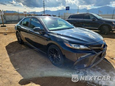 Czwarte zdjęcie samochodu z boku: 2021 TOYOTA CAMRY SE NIGHTSHADE VIN:4T1G11BK8MU030096 - miniatura