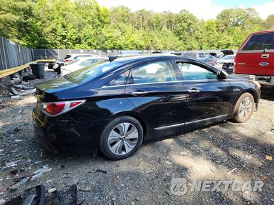 Trzecie zdjęcie samochodu z tyłu: 2014 HYUNDAI SONATA HYBRID VIN:KMHEC4A42EA106856 - miniatura