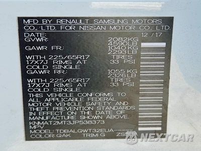 Zdjęcie 13 z 13 samochodu: 2018 NISSAN ROGUE SV VIN:KNMAT2MT3JP538373 - miniatura