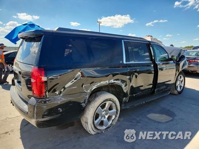 Trzecie zdjęcie samochodu z tyłu: 2018 CHEVROLET SUBURBAN K1500 LT VIN:1GNSKHKC1JR373996 - miniatura