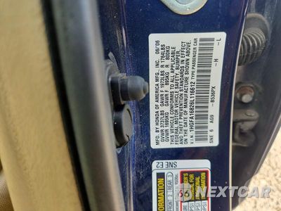 Zdjęcie 12 z 12 samochodu: 2006 HONDA CIVIC EX VIN:1HGFA16826L116612 - miniatura