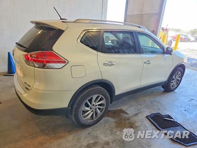 Trzecie zdjęcie samochodu z tyłu: 2014 NISSAN ROGUE SL VIN:5N1AT2MV8EC812550 - miniatura