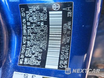 Zdjęcie 12 z 12 samochodu: 2012 TOYOTA PRIUS V TWO VIN:JTDZN3EU3C3100554 - miniatura