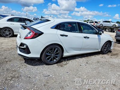 Trzecie zdjęcie samochodu z tyłu: 2021 HONDA CIVIC EX VIN:SHHFK7H62MU232952 - miniatura
