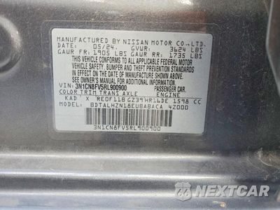 Zdjęcie 12 z 12 samochodu: 2024 NISSAN VERSA SR VIN:3N1CN8FV5RL900900 - miniatura