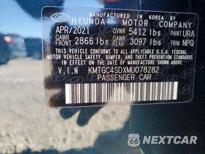 Zdjęcie 13 z 13 samochodu: 2021 GENESIS G80 3.5T VIN:KMTGC4SDXMU078282 - miniatura