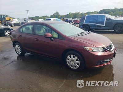 Czwarte zdjęcie samochodu z boku: 2013 HONDA CIVIC LX VIN:19XFB2F50DE051725 - miniatura
