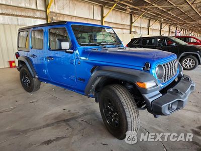 Czwarte zdjęcie samochodu z boku: 2025 JEEP WRANGLER SPORT VIN:1C4PJXDN6SW623102 - miniatura